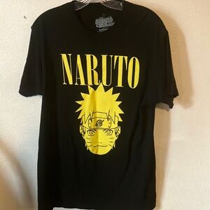 Ripple Junction Black and‎ Yellow Naruto Short Sleeve Tee